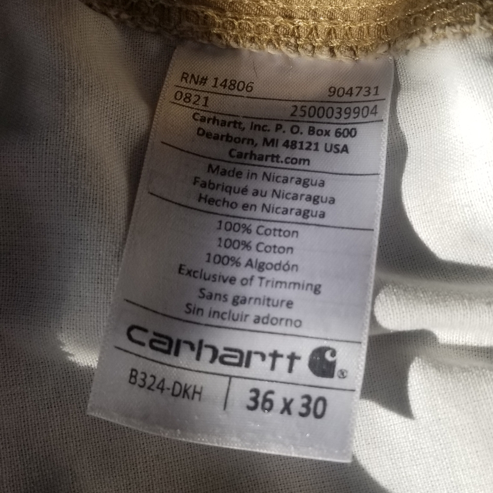 Carhartt Twill Men's Pants - Picture 9 of 12